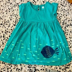 Girls Tea Collection Fish Print Dress
